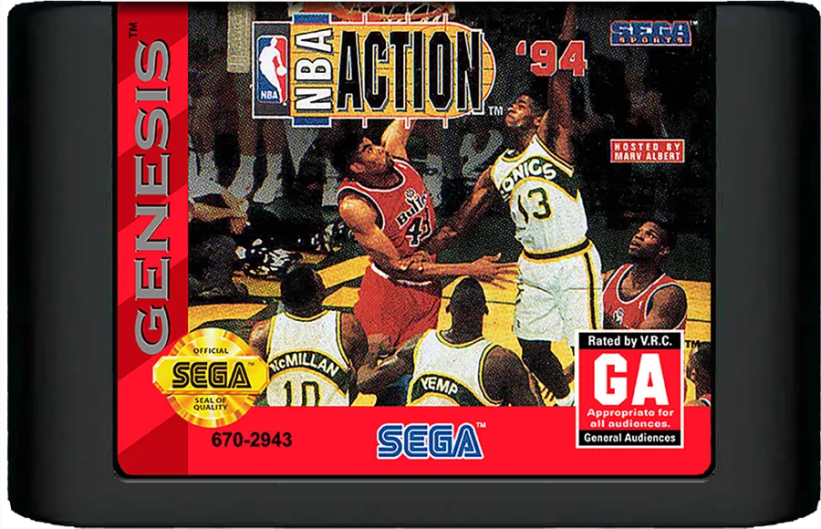 NBA Action '94 cart