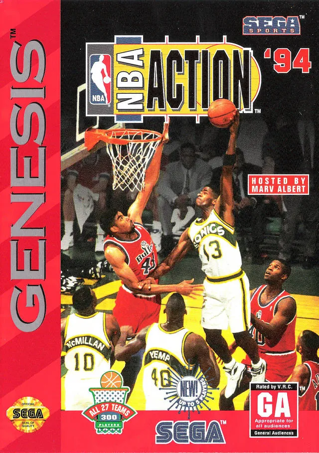 NBA Action '94 box art