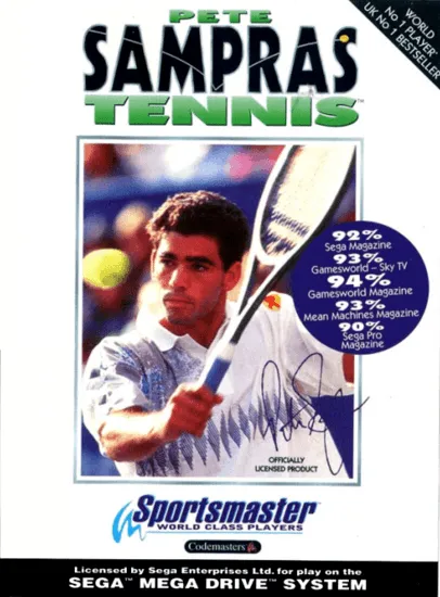 Pete Sampras Tennis box art