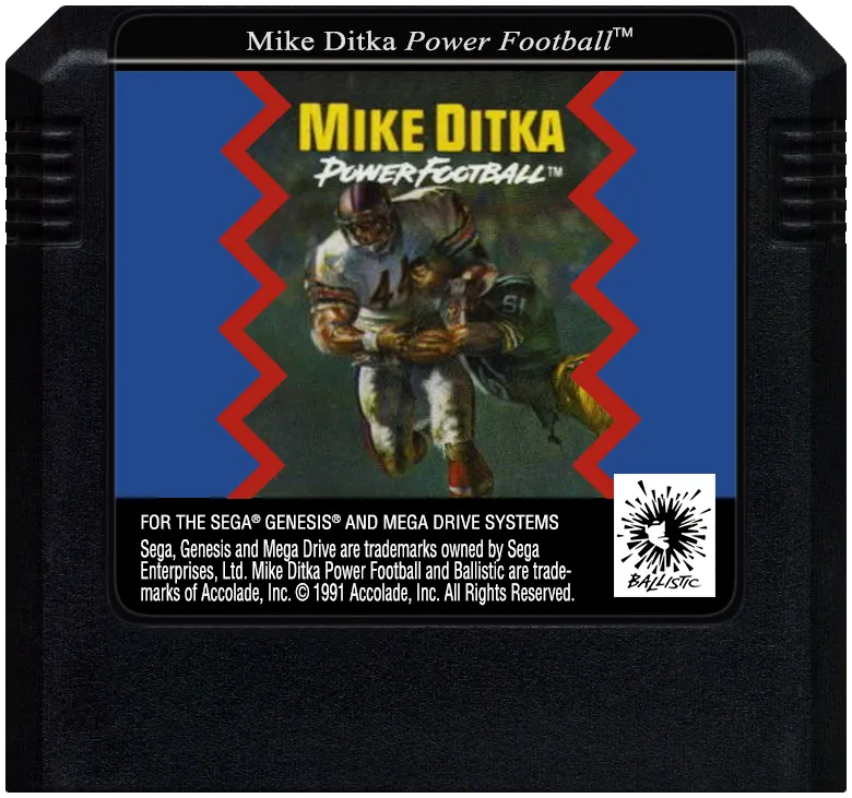 Mike Ditka Power Football cart