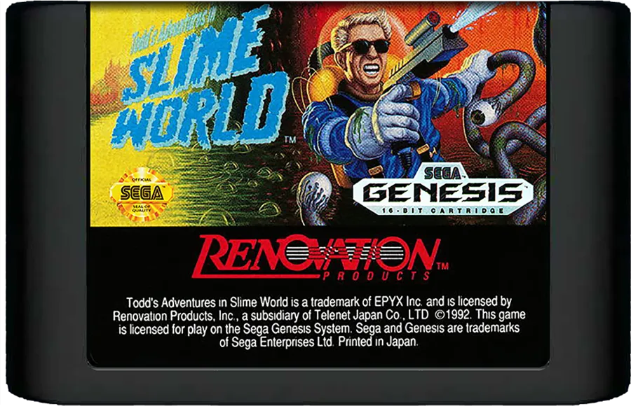 Todd's Adventures in Slime World cart