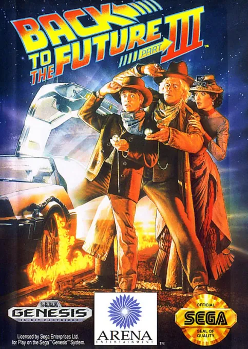 Back to the Future Part III box art