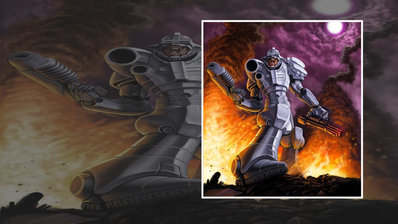 Backdrop artwork for Mega Turrican