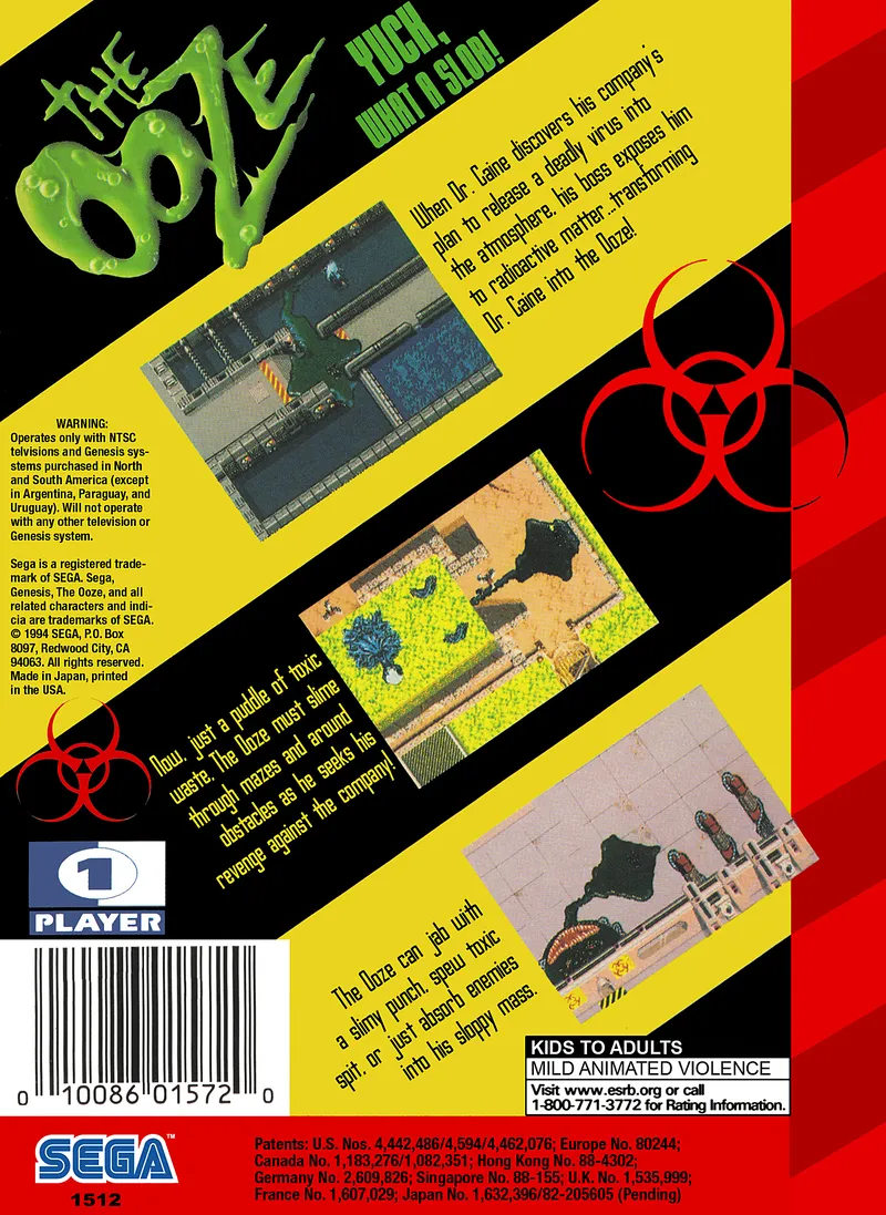 The Ooze box back