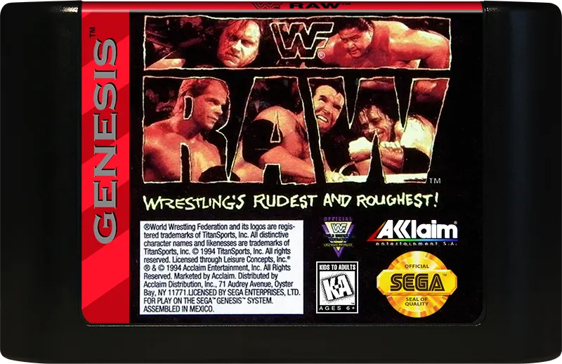 WWF Raw cart