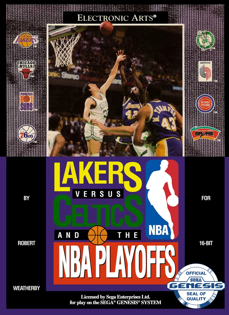 Lakers versus Celtics and the NBA Playoffs box art