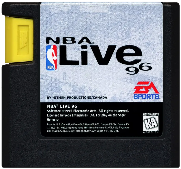 NBA Live 96 cart