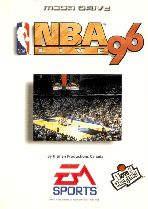 NBA Live 96 box art