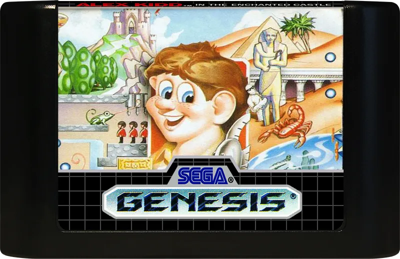 Alex Kidd in the Enchanted Castle cart
