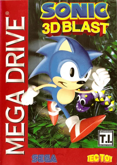 Sonic 3D Blast box art
