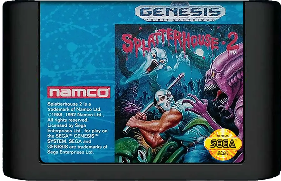 Splatterhouse 2 cart