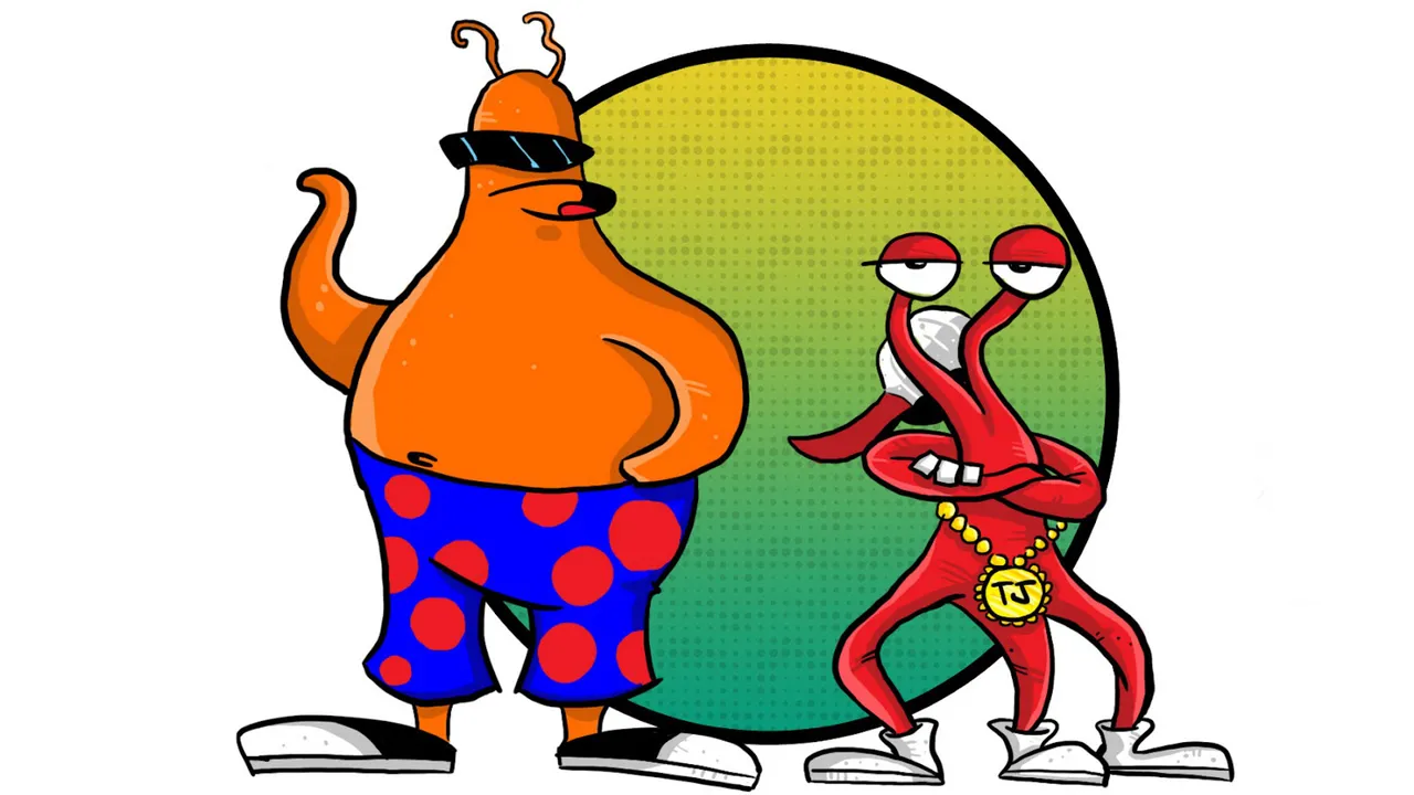 Backdrop artwork for ToeJam & Earl
