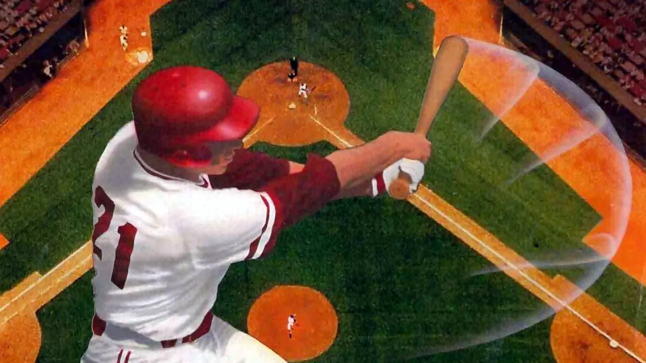 Backdrop artwork for R.B.I. Baseball 3