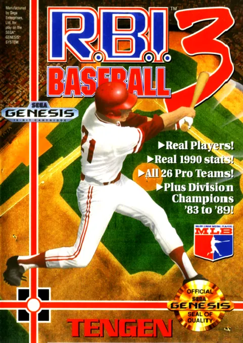 R.B.I. Baseball 3 box art