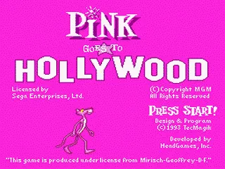 Pink Goes to Hollywood screenshot
