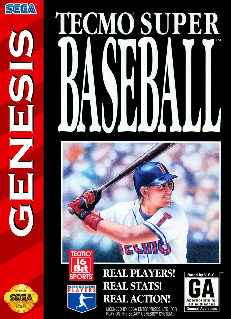 Tecmo Super Baseball box art