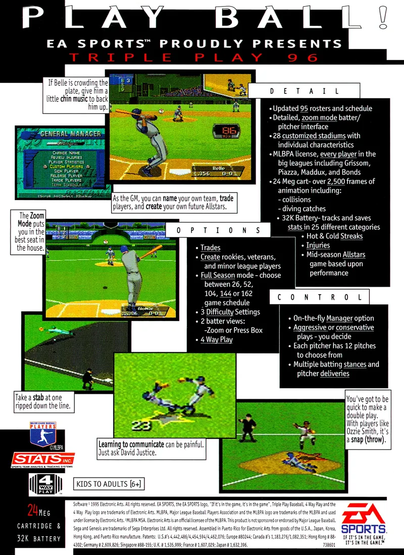 Triple Play 96 box back
