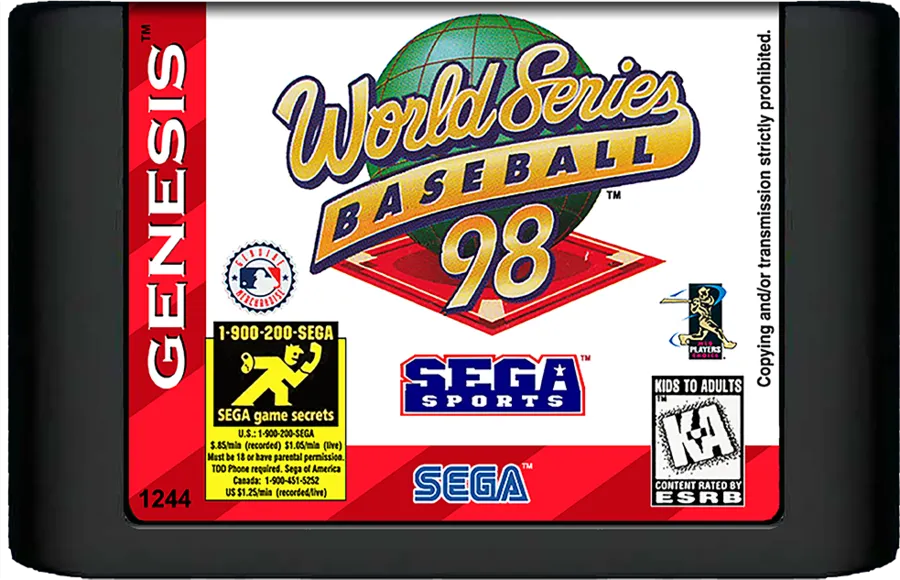 World Series Baseball 98 cart