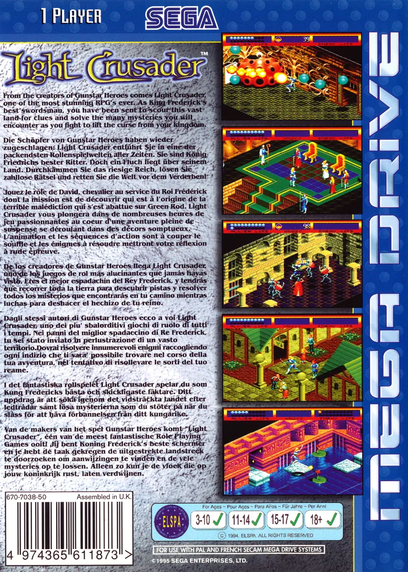 Light Crusader box back