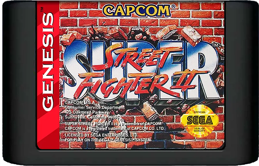 Super Street Fighter II cart