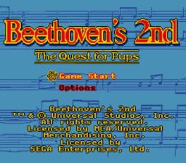 Beethoven's 2nd - The Quest for Pups box art