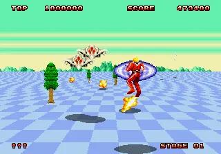 Space Harrier II screenshot