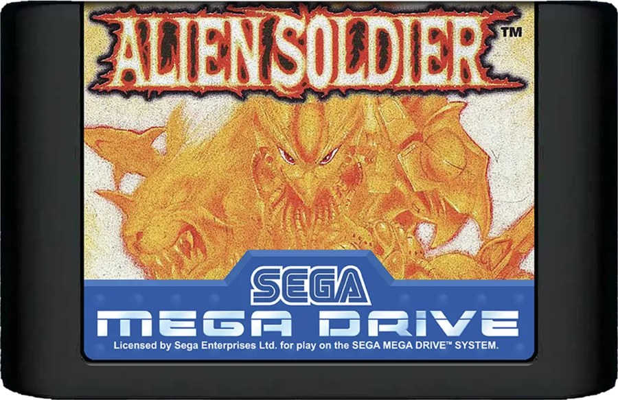 Alien Soldier cart