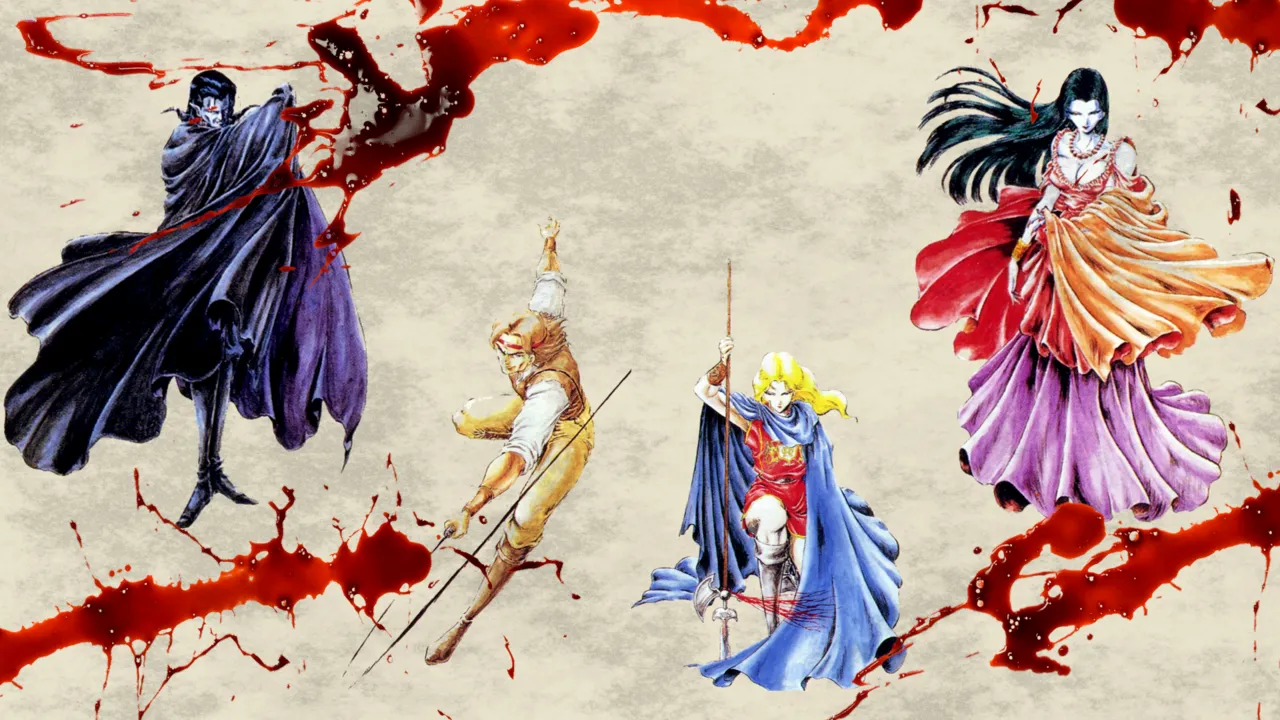 Backdrop artwork for Castlevania: Bloodlines