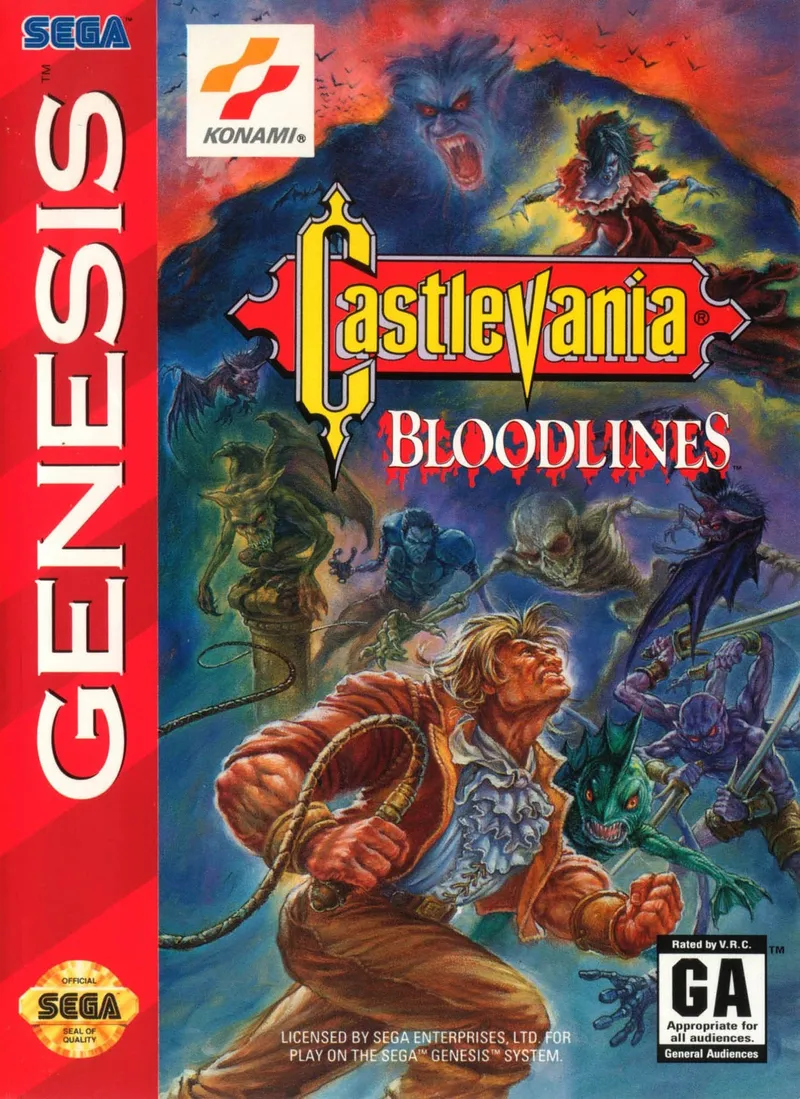 Castlevania: Bloodlines box art