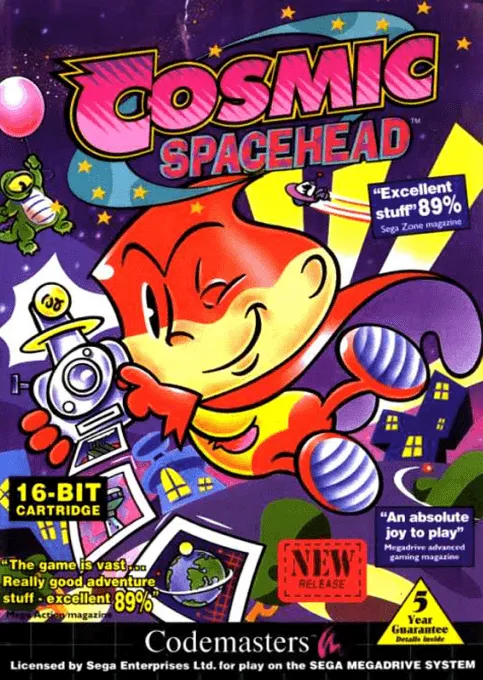 Cosmic Spacehead box art