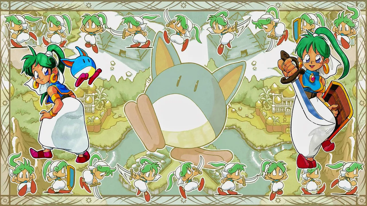 Backdrop artwork for Monster World IV