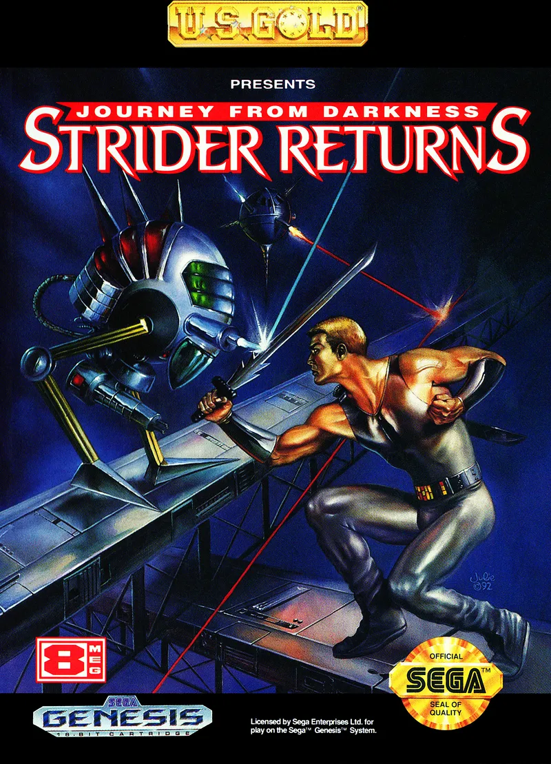Journey from Darkness: Strider Returns box art