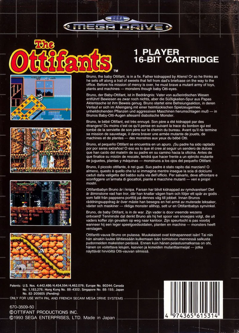 The Ottifants box back