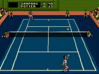Backdrop artwork for Sampras Tennis 96