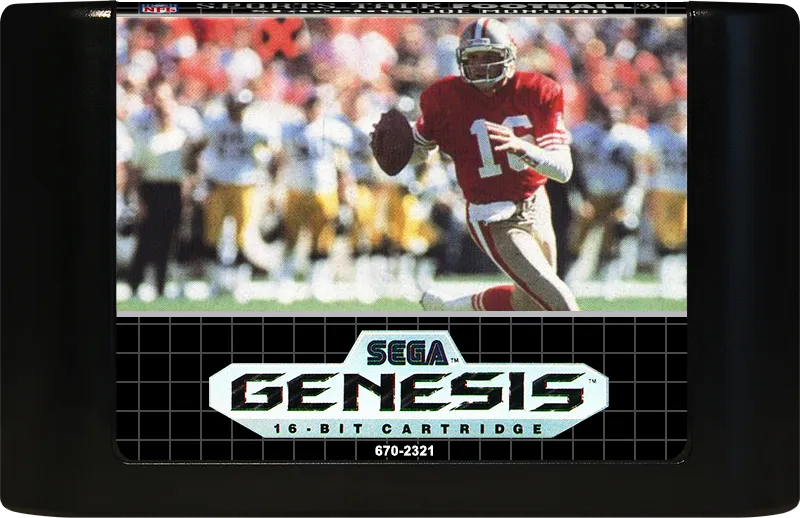 NFL Sports Talk Football '93 Starring Joe Montana cart