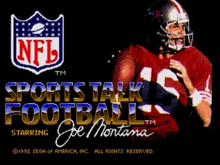 Backdrop artwork for NFL Sports Talk Football '93 Starring Joe Montana