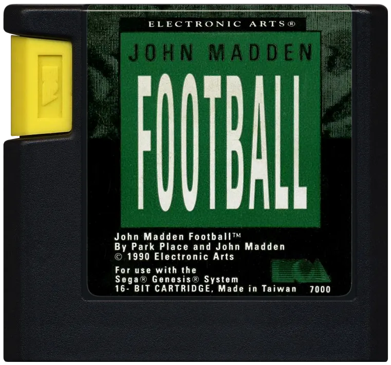 John Madden Football cart