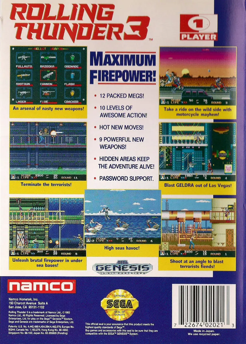 Rolling Thunder 3 box back