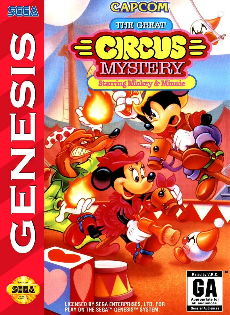 The Great Circus Mystery Starring Mickey & Minnie box art