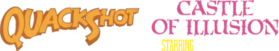 The Disney Collection: Quackshot Starring Donald Duck & Castle of Illusion Starring Mickey Mouse logo