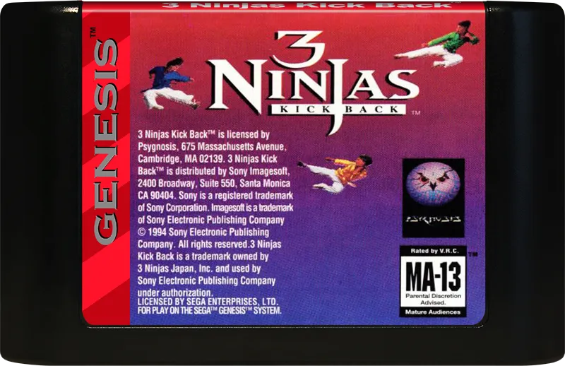 3 Ninjas Kick Back cart