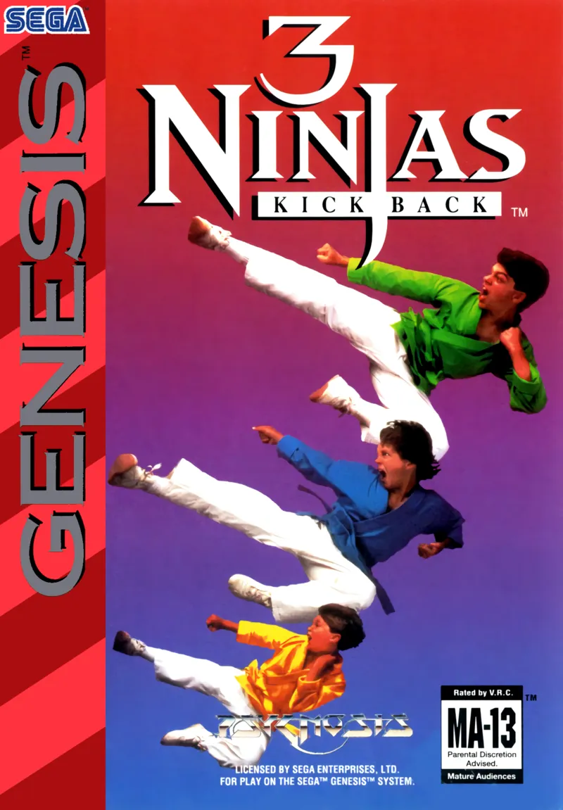 3 Ninjas Kick Back box art