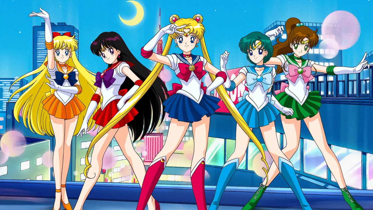 Backdrop artwork for Bishoujo Senshi Sailor Moon