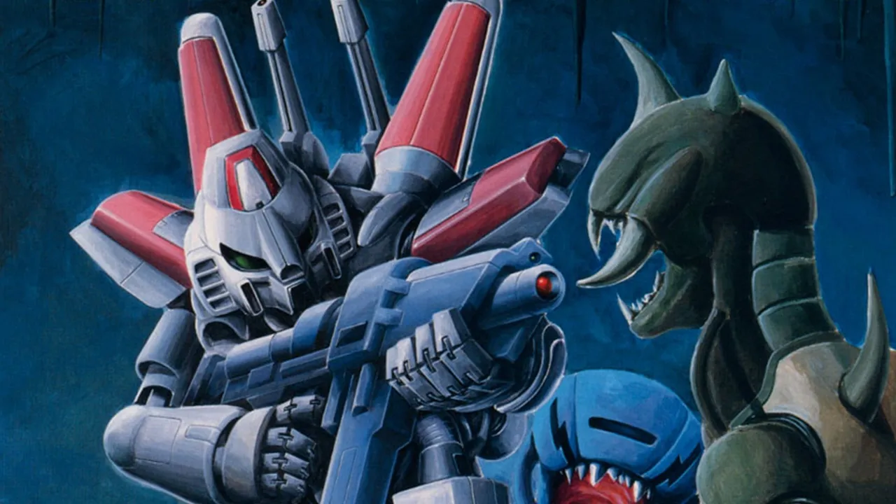 Backdrop artwork for Heavy Unit: Mega Drive Special