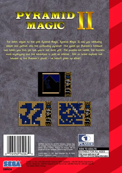 Pyramid Magic II box back