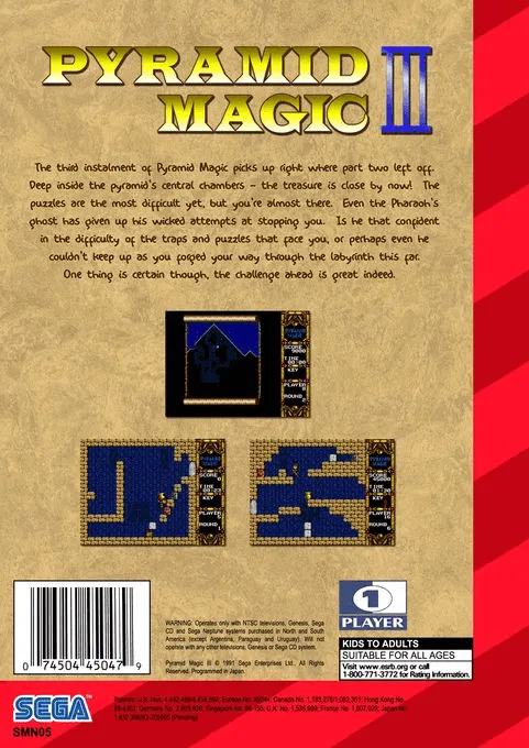 Pyramid Magic III box back
