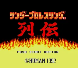 Thunder Pro Wrestling Retsuden screenshot