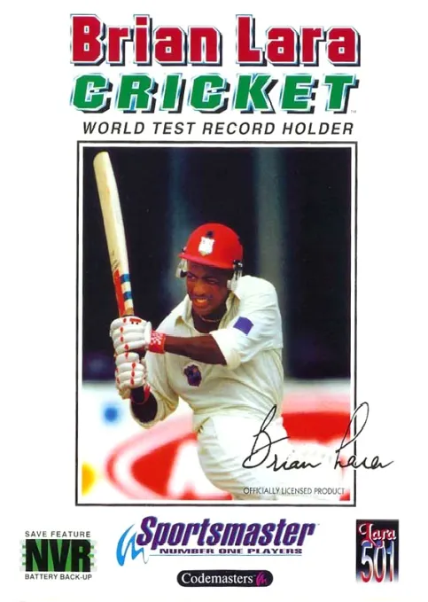 Brian Lara Cricket box art