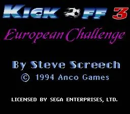 Kick Off 3: European Challenge screenshot