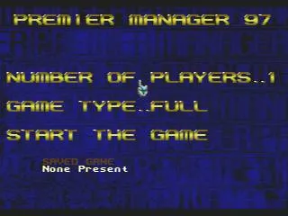 Premier Manager 97 screenshot